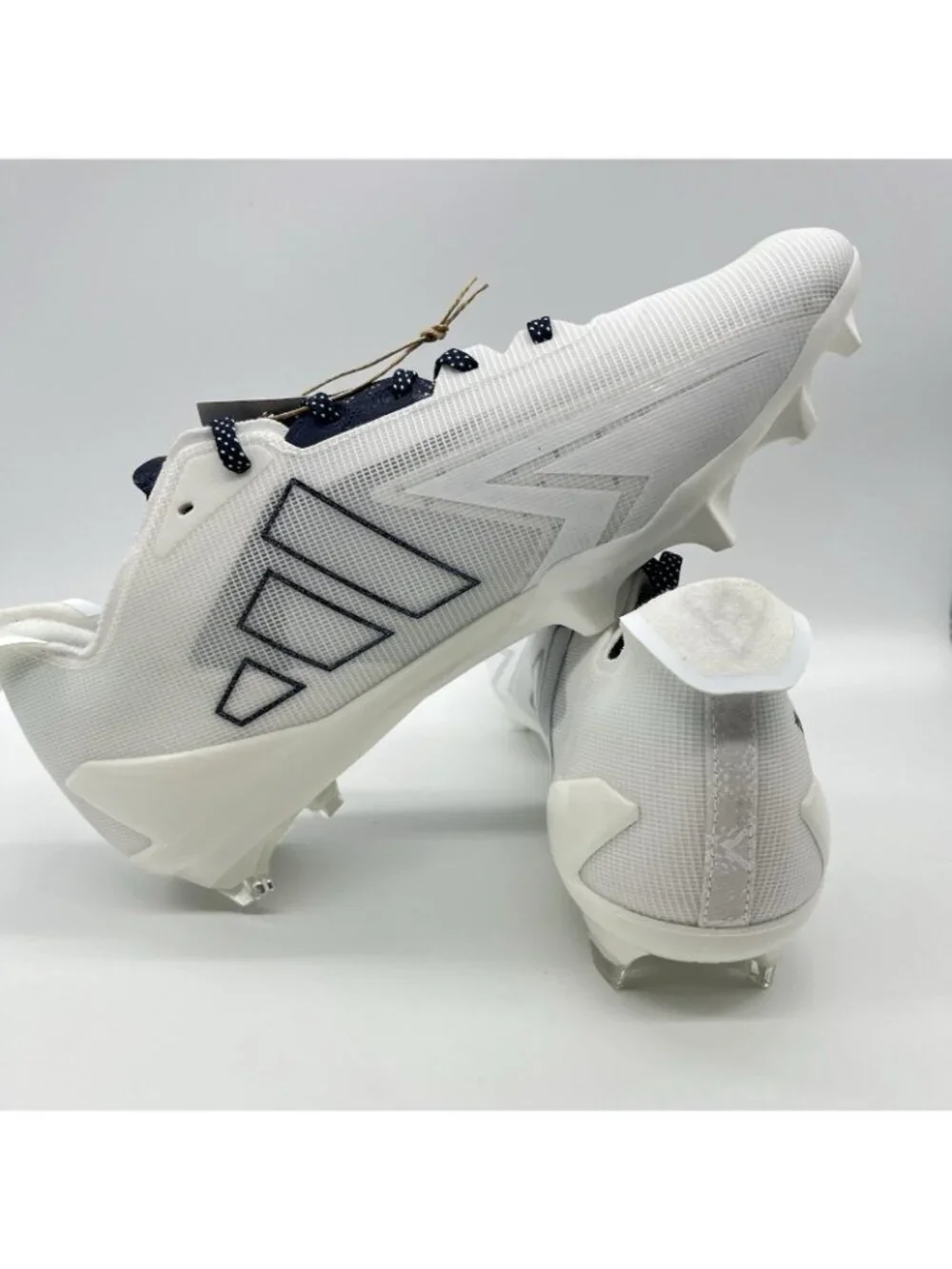adidas Adizero Electric Men's Football Cleats White navy Blue Size 9 IE6290